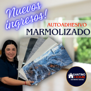 PLACAS AUTOADHESIVAS SIMIL MARMOL 60X30CM