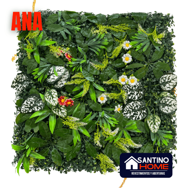 jardin vertical- follaje artificial panel 50x50 cm - Imagen 5
