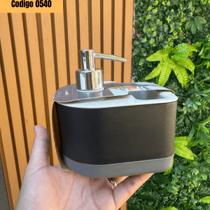 DISPENSADOR  DE JABÓN GRIS GRAFITO