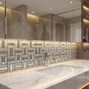 MOSAICO ESPEJO Y VIDRIO AUTOADHESIVO  COD:118