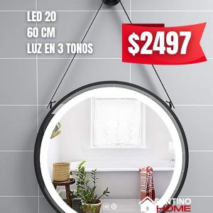 Espejo Modelo LED 20 – Circular con Luz LED