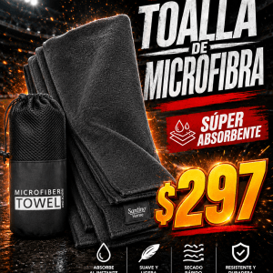 Toalla de Microfibra Súper Absorbente