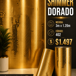 ROLLO SHIMMER DORADO