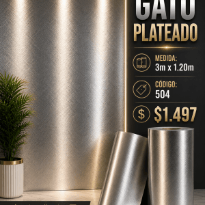 ROLLO GATO PLATEADO