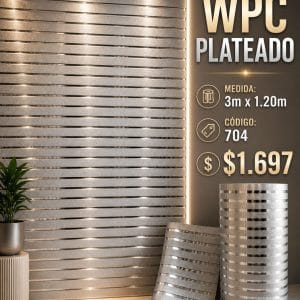 ROLLO WPC PLATEADO