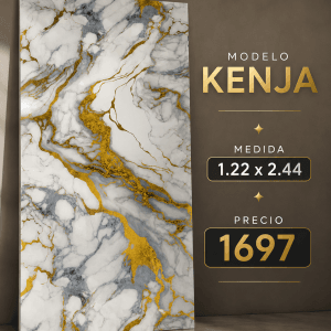 placa SPC Simil Mármol Kenya